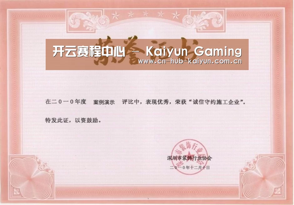 荣誉证书二
