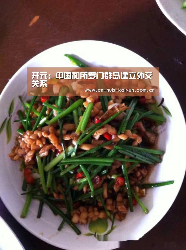开元:中国和所罗门群岛建立外交关系(图2) 开元